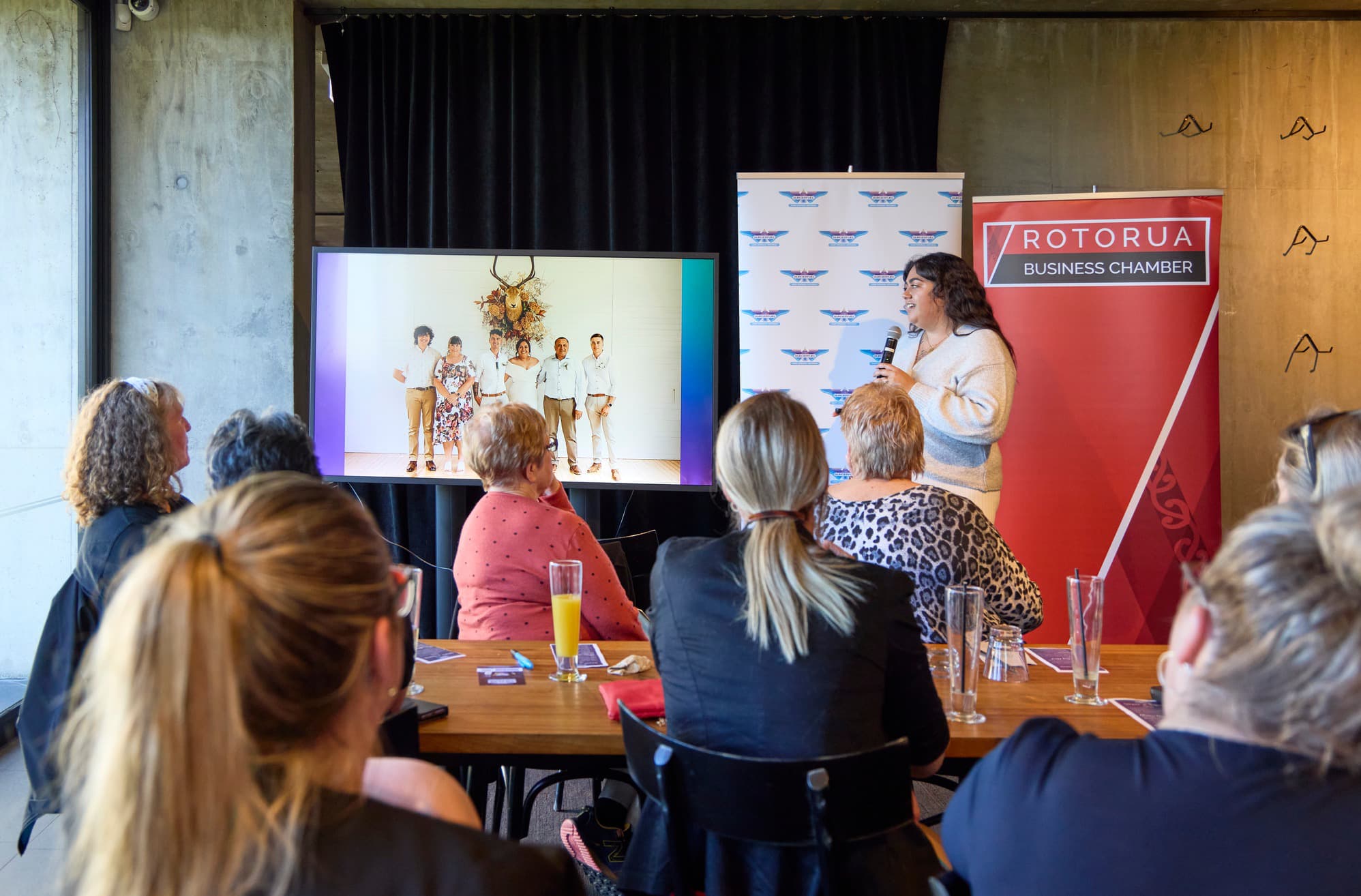 Panel discussion at Rotorua Business Chamber